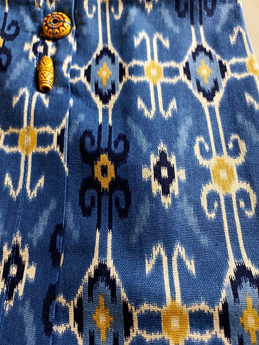 Cotton Ikkat Kurti