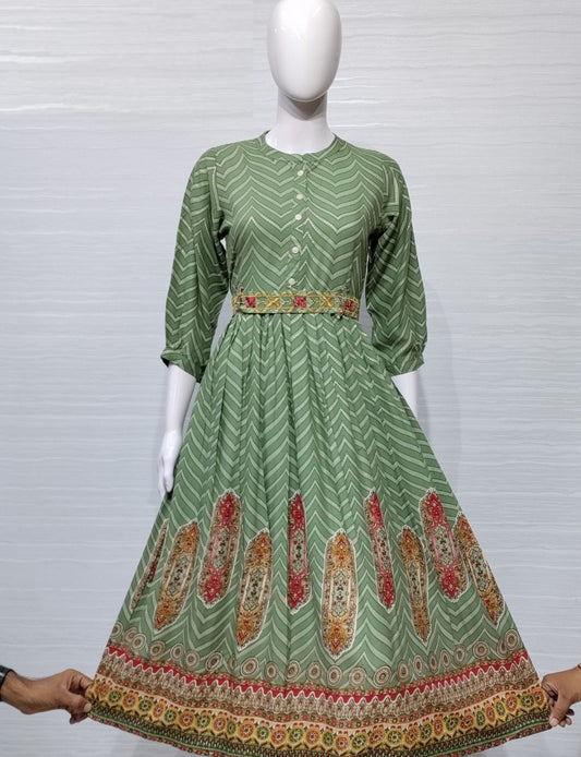 Rayon Gown Kurti